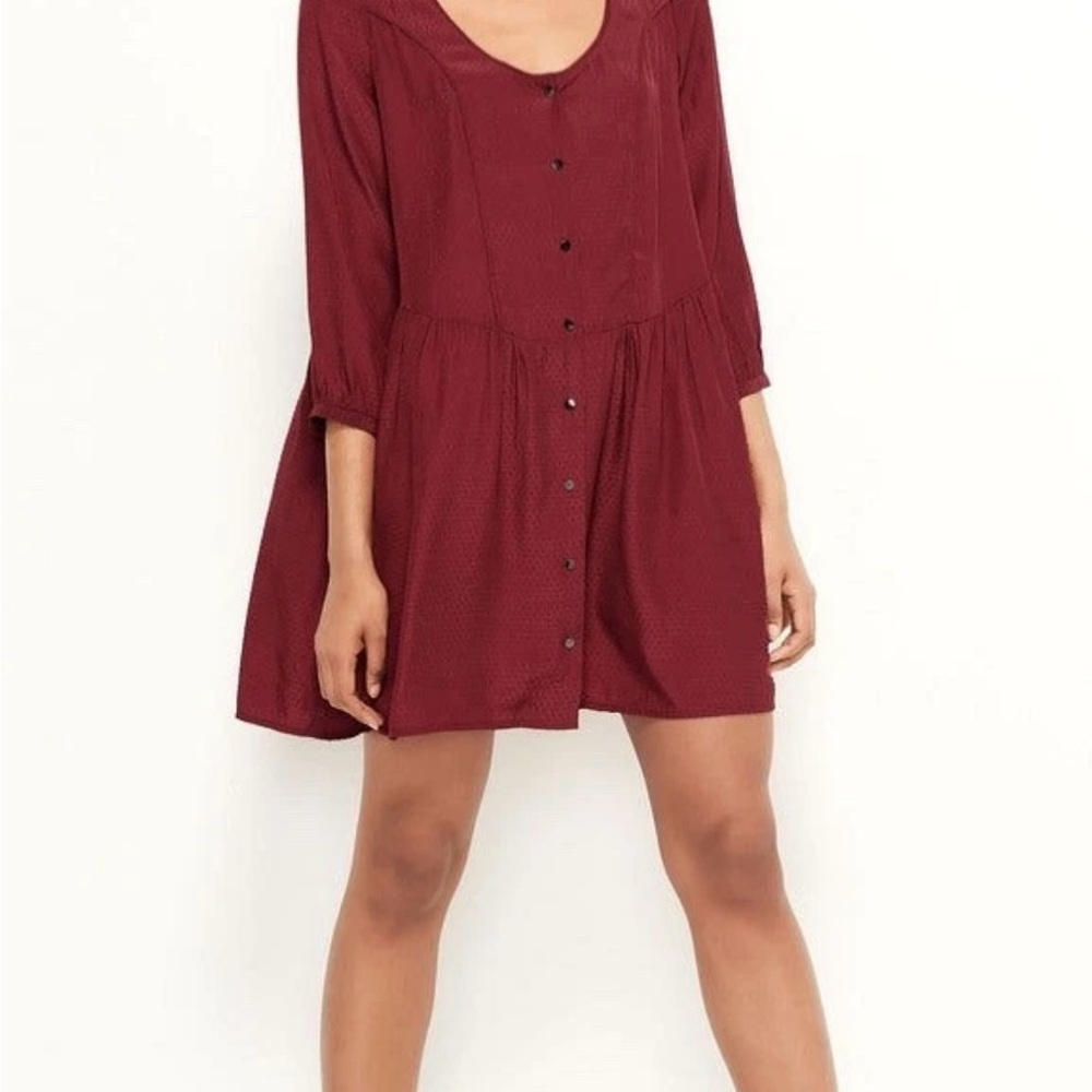 NWT ba&sh button down mini dress